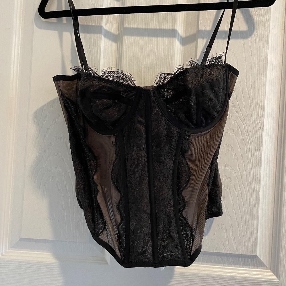 Urban Outfitters Black Corset top